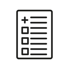 Fototapeta premium Outline Vector Icon Related Edit, Register, Subscription, Subscribe, Document