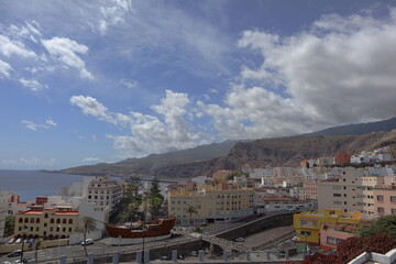 La Palma, Spanien, Stadt, Himmel, Aussicht, Wolken