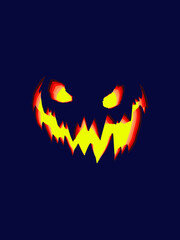 Halloween Pumpkin Face 2