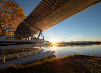 floatplane on lake
