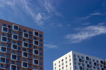 Fototapeta premium modern office building with sky