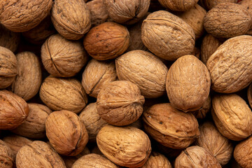 Walnuts background