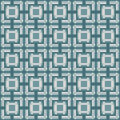 Abstract geometric pattern of squares. Seamless mosaic and tile. Vector illustration