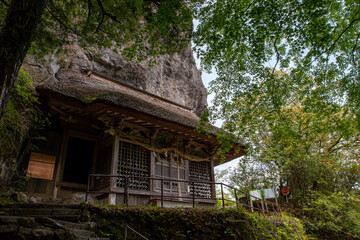 福岡県東峰村の岩屋神社本堂