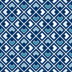 Abstract seamless geometric pattern of rhombuses and diagonals. Vector illustration