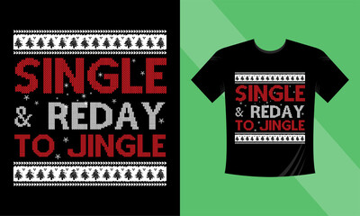 Christmas t-shirt design. This design also can use in mugs, bags, stickers, backgrounds, and different print items.
