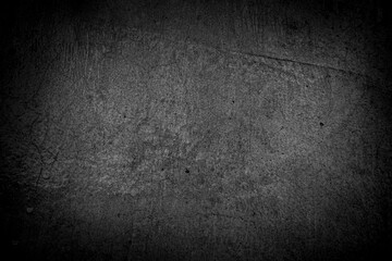 Old wall texture cement dark black gray  background abstract grey color design are light with white gradient background.