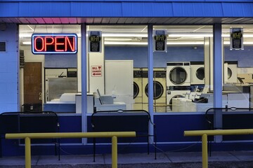 American laundromat in Utah