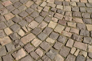 Budapest cobbled pavement