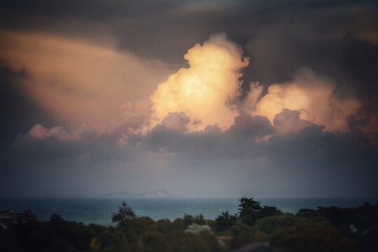 sunset in the clouds
