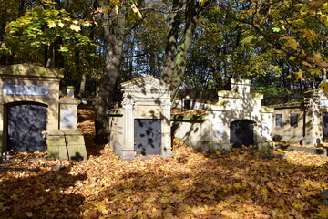 Stary Cmentarz, w Podgórzu, nagrobki, grobowce, 