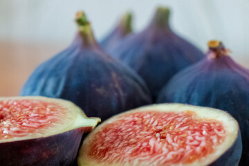 Photography to theme beautiful sweet purple fruit fig