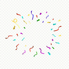 Vector abstract background with many falling tiny colorful confetti. Confetti concept. Vector illustration. Celebration Vector illustration.