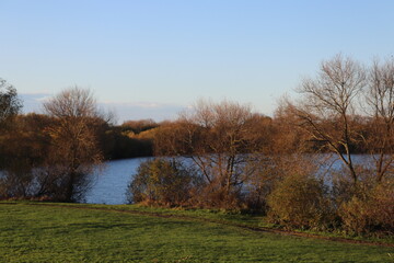 landscape with lake