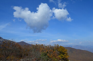 autumn in the mountains