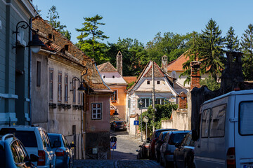 The city of Sibiu in Romania - obrazy, fototapety, plakaty