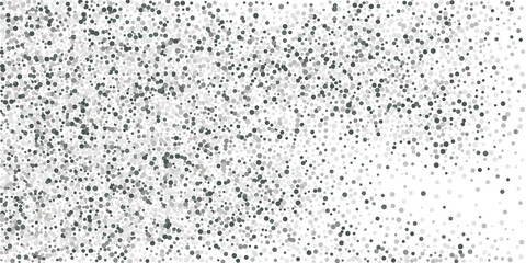 Silver glitter confetti. Light background. White abstract texture. Vector abstract graphic design. New Year Christmas. Silver glitter background. Vector elegant invitation template.