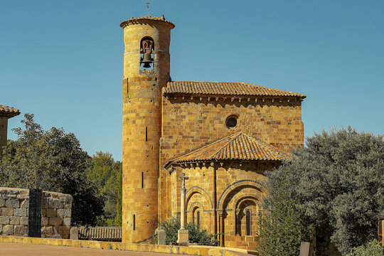 Romanesque church of San Martin de Elines in Cantabria - Spain