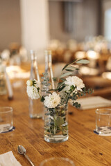 Beautiful wedding location and table decoration