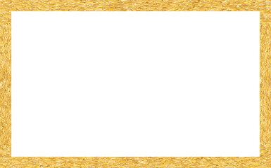 Squared golden vintage wooden frame for your design. Vintage cover. Place for text. Vintage antique gold beautiful rectangular frames. Template vector illustration