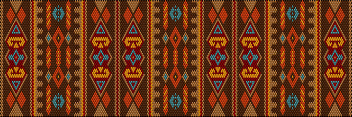  Folk ornament, national pattern, ethnic embroidery, ornamental texture, traditional geometric motives of the tribes of the African continent.