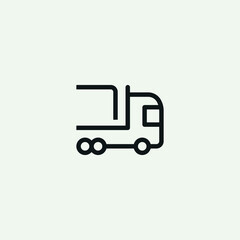 Truck Delivery icon sign vector