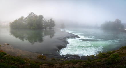 fog over the river