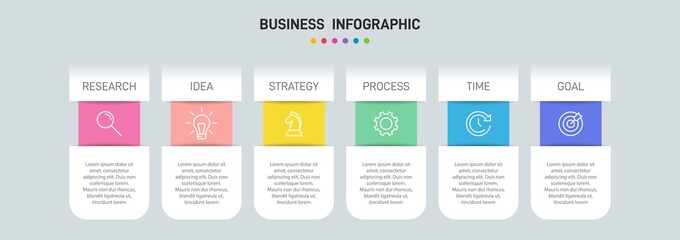 Infographic design with icons and 5 options or steps. Thin line vector. Infographics business concept. Can be used for info graphics, flow charts, presentations, web sites, banners, printed materials.