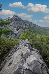 stone rocks in the mountains of Turkey