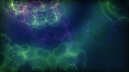 Space Flight Into A Star Field In Galaxy Clouds And Lightning Ne