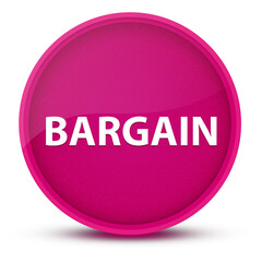 Bargain luxurious glossy pink round button abstract