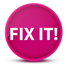 Fix It! luxurious glossy pink round button abstract