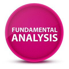 Fundamental Analysis luxurious glossy pink round button abstract