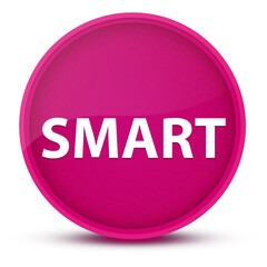 Smart luxurious glossy pink round button abstract