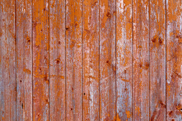 Obraz premium An old worn barn board.