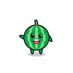 watermelon character as the afro boy