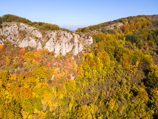 Autumn Landscape of Erul mountain near Kamenititsa peak,  Bulgaria