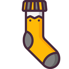 socks line icon