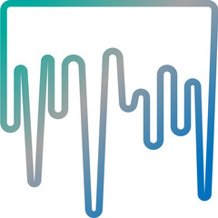 icicle gradient icon