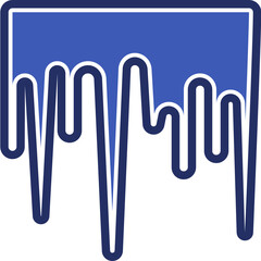 icicle one color icon