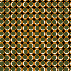 Seamless crescent pattern, geometric print. 