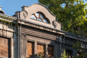 Abandoned villa of Leon Allart in Łódź, Poland