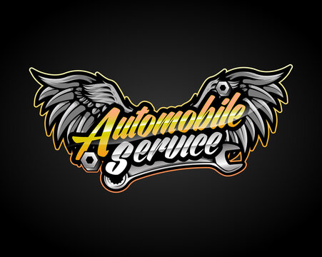 Automotive Service Logotype, Auto repair, Auto detailing logo