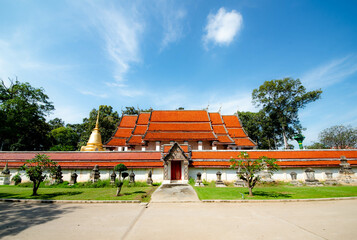 Church of Wat Khanon, the famous temple in the UNESCO award-winning Nang Yai show in Ratchaburi, Thailand.