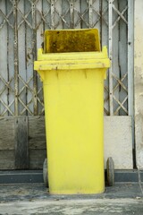 plastic bin in Bangkok Thailand