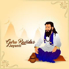 Guru ravidas jayanti celebration background