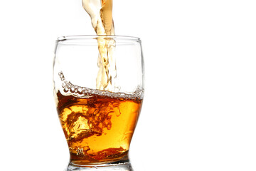 Glass of wine or alcohol drink