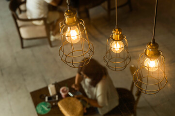 Modern style lighting bulb decor, Luxury retro light bulb interior lighting lamp for coffee shop...