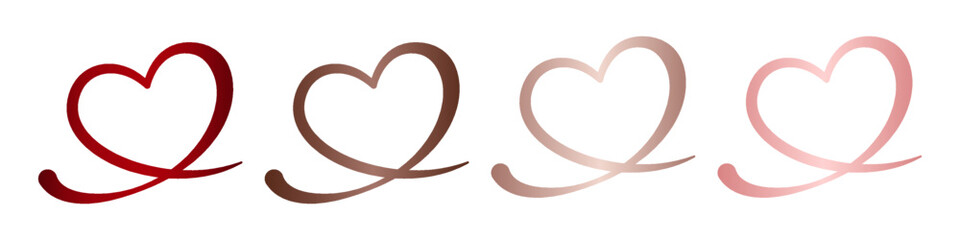 ハートのフレーム