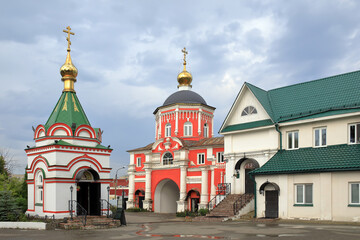 Fototapeta na wymiar Kizichesky Vvedensky Monastery. City of Kazan, Republic of Tatarstan, Russian Federation.